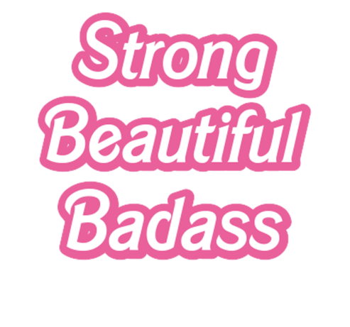 New Strong Beautiful Badass Sticker(SALE)