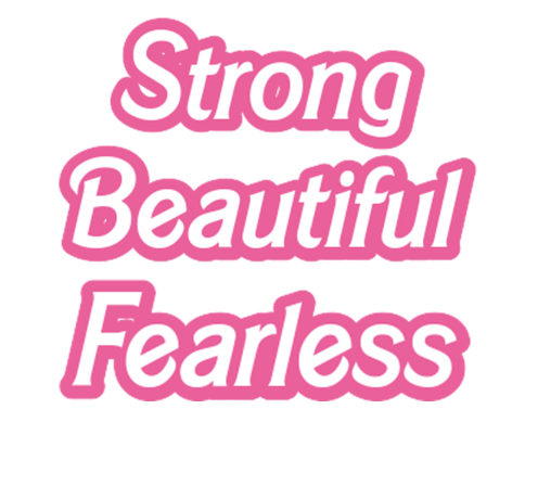 Strong Beautiful Fearless Sticker(SALE)