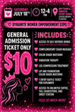 General Admission Ticket to Dynamite Women Empowerment Expo