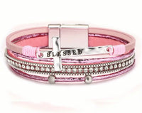 PINK WRAP BRACELET BLESSED