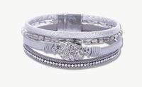 BLING WRAP BRACELET SILVER