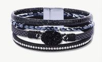 BLING WRAP BRACELET BLACK